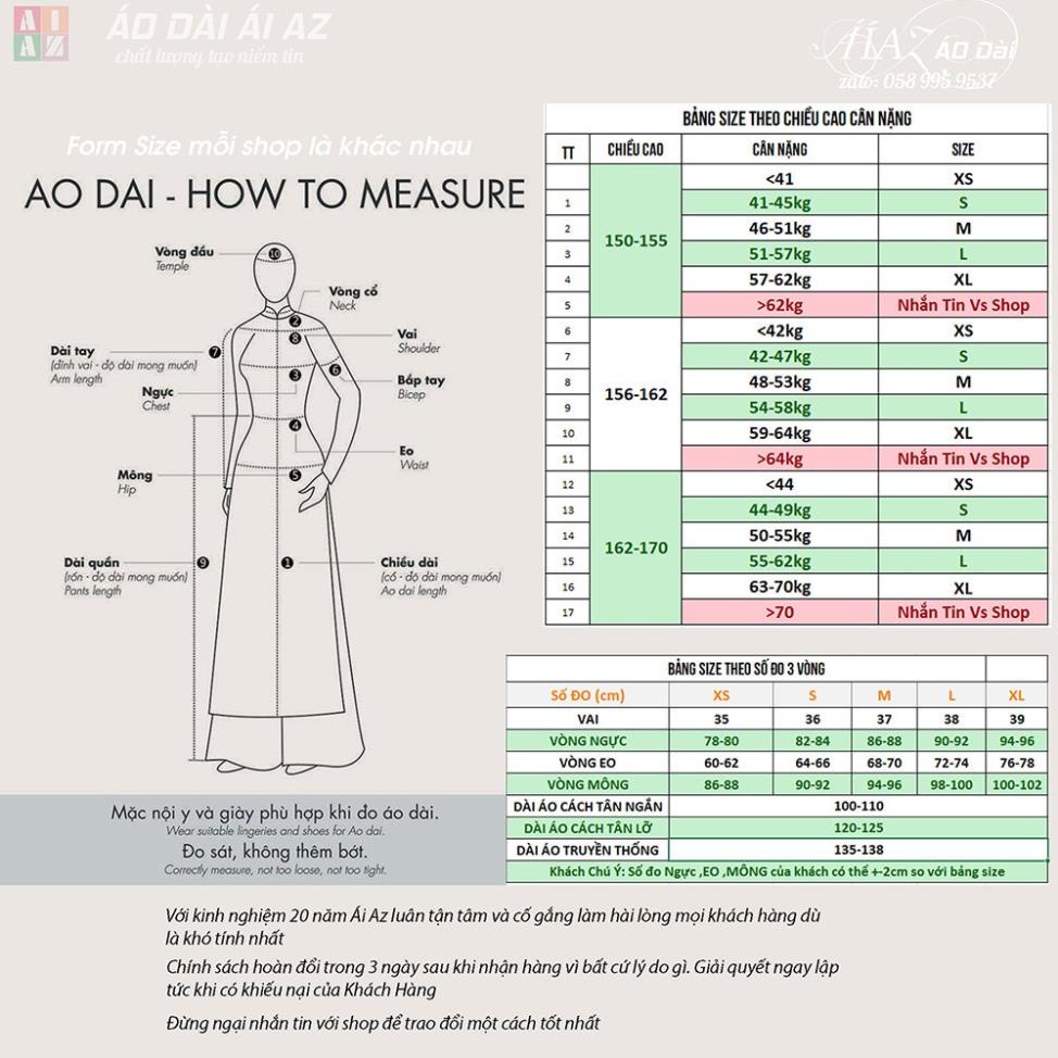 Áo dài lụa ngoc Trai  tay bồng 2 tà  cao cấp