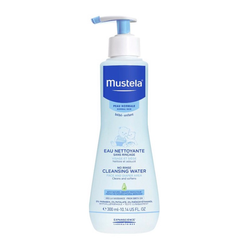 [CHÍNH HÃNG] Mustela Nước Làm Sạch Mặt VÀ CƠ Thể Dành Cho Bé 300ml