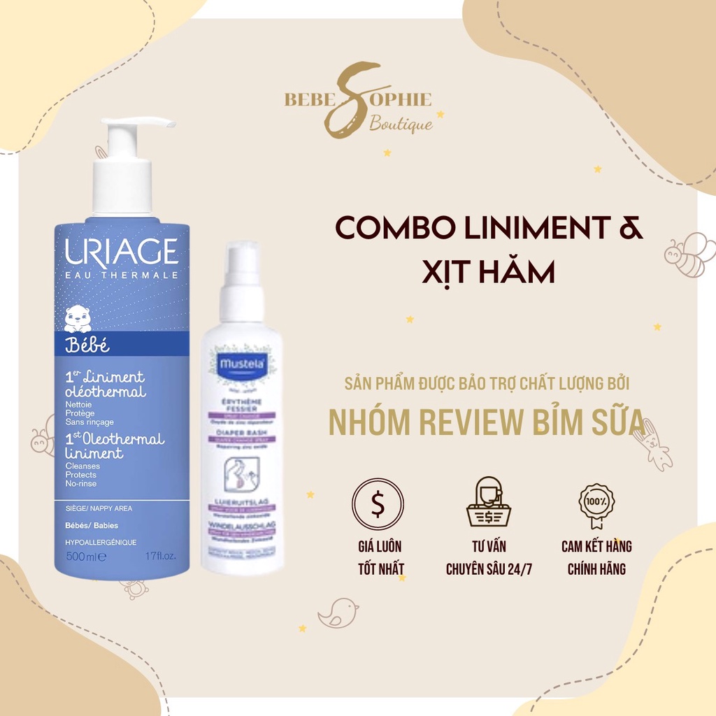 Bộ sản phẩm cho bé hăm tã dòng thường