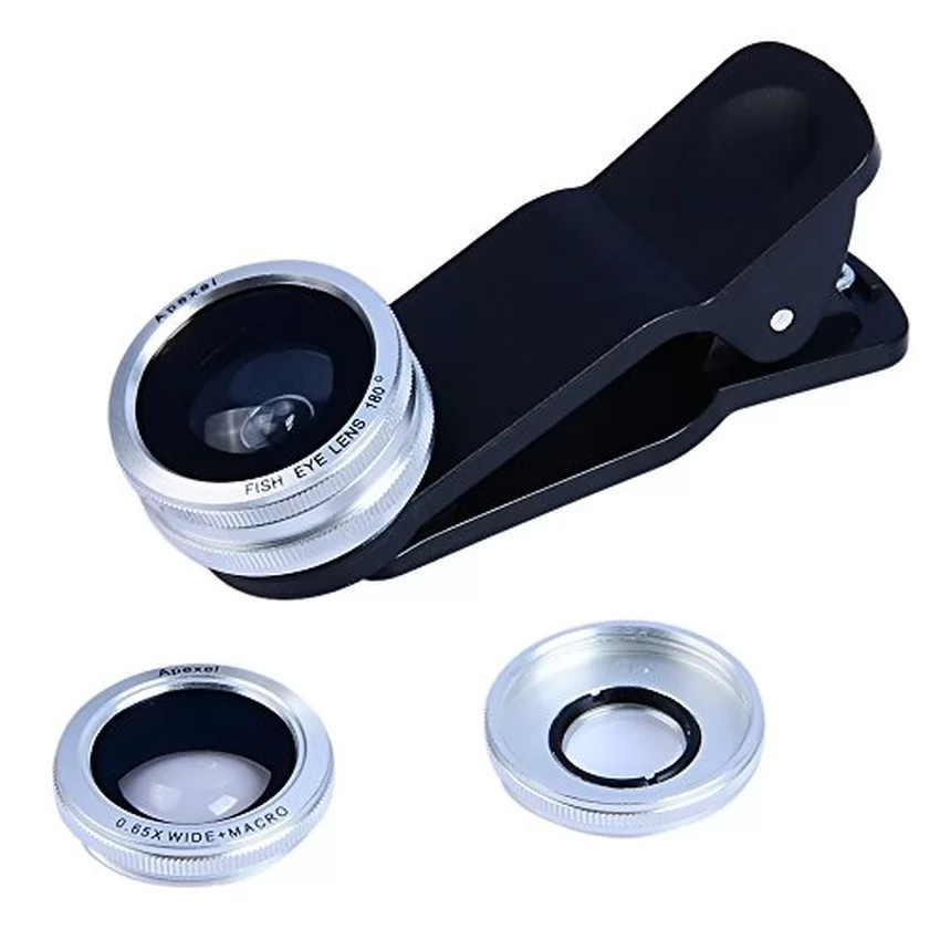 [PHUK101 Giảm 10K] Lens Chụp Hình Cho Điện Thoại 3 trong 1 Universal Clip Lens - Thiết Bị Len Chụp Hình Ở Khoảnh Cách Xa