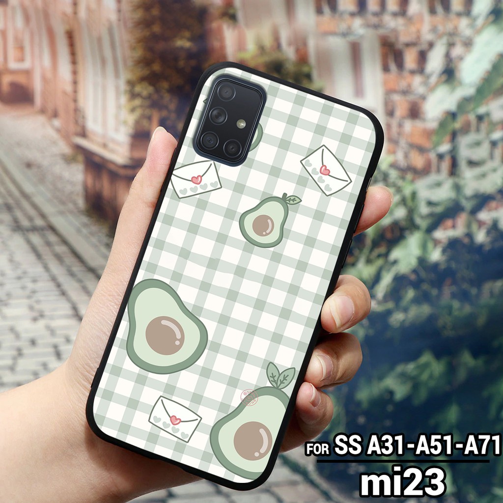 Ốp lưng SAMSUNG GALAXY A31 - A51 - A71 - M51 - A12 in hình trái bơ hoa quả xanh tươi