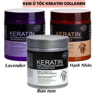 Kem ủ tóc keratin colagen 1000ml. ủ hấp