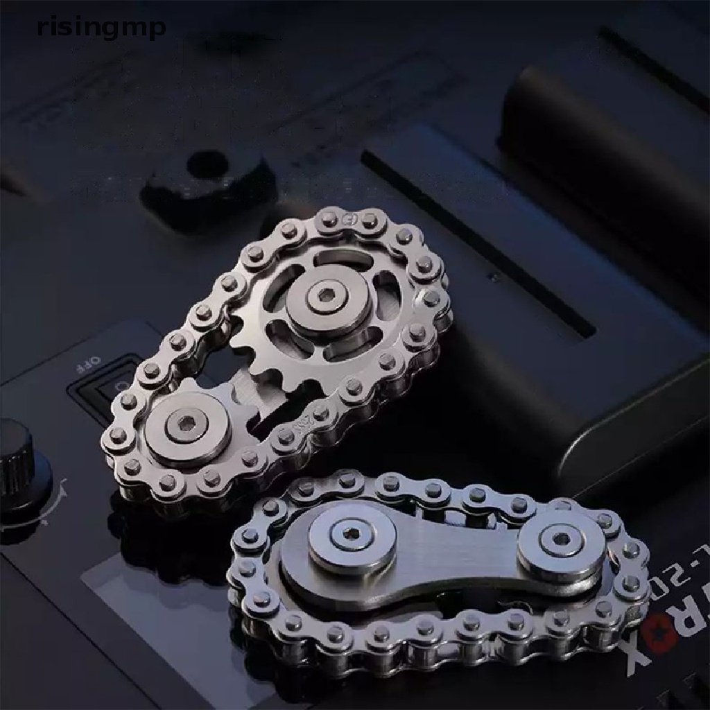Con Quay Đồ Chơi Fidget Spinner Dây Xích EDC BằNg Kim LoạI ♨Trên đó