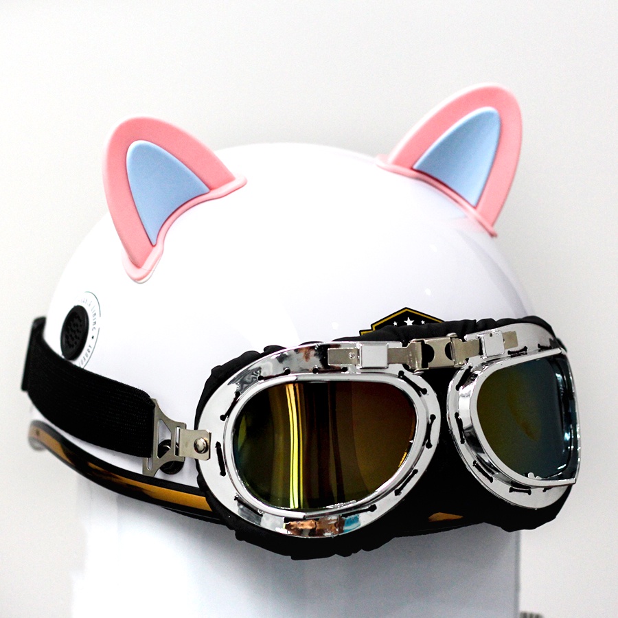 Tai mèo gắn nón bảo hiểm HP