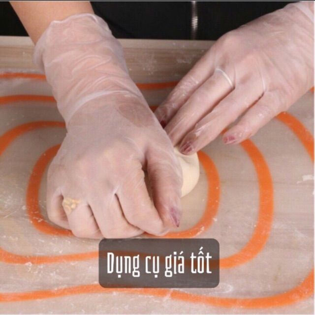Găng tay PVC (không bột- không mùi) dùng trong nấu ăn nhà bếp (20 chiếc)