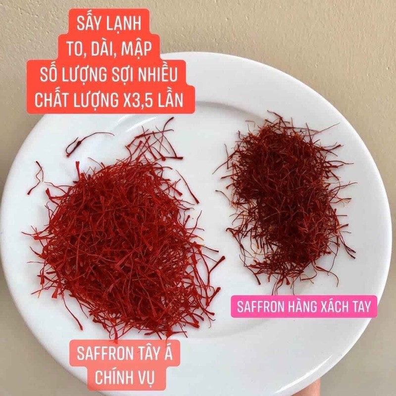 [TÂY Á CHÍNH HÃNG] SAFFRON BAHRAMAN 3 Gram - Nhụy Hoa Nghệ Tây Iran Cao Cấp