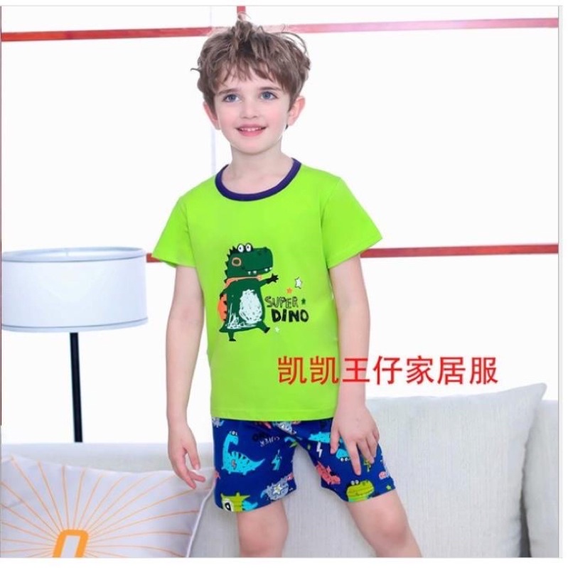 Đồ bộ Quảng Châu xuất Hàn cho bé - Bộ cotton xuất hàn QiQi, Kaikai cho bé trai