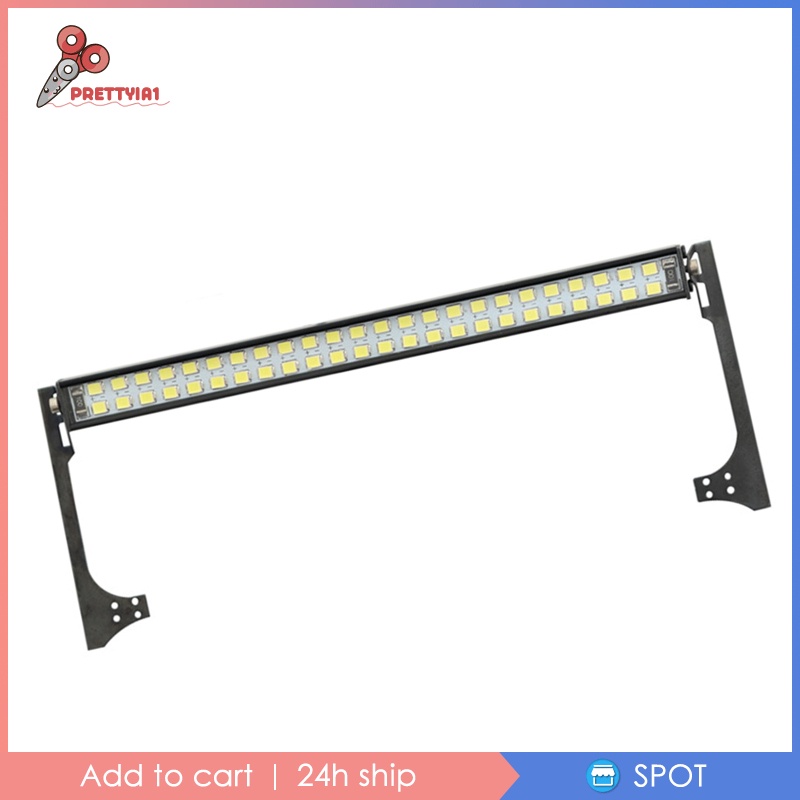 Phụ Kiện Thanh Đèn LED Bằng Kim Loại Gắn Nóc Xe Hơi SCX10 90046 Tỉ Lệ 1 / 10