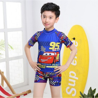 Đồ Bơi Bé Trai Nhân Vật Anh Hùng BB007 MayBlue Thun Lạnh Bền Đẹp Không Phai Màu Cân Nặng 10-29Kg