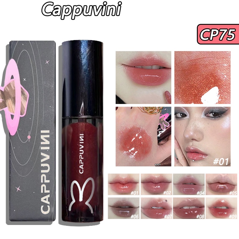 Son bóng CAPPUVINI dưỡng ẩm làm sáng môi mềm mịn 2.5g