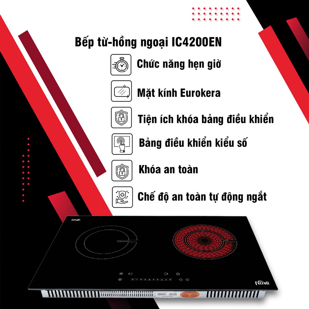 Bếp từ-hồng ngoại IC4200EN