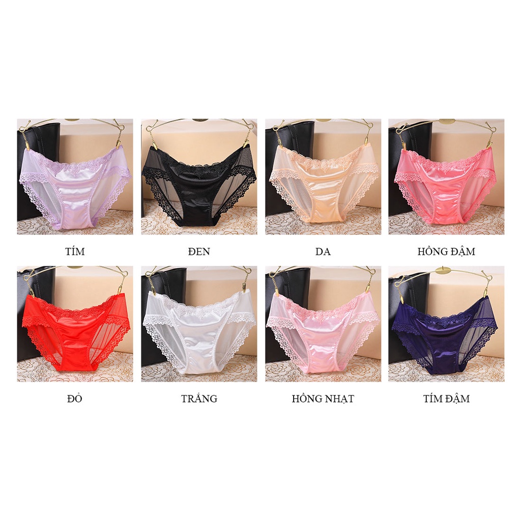 Quần lót nữ ren xuyên thấu quyến rũ gợi cảm mềm mại cao cấp LAVENUSA QL10
