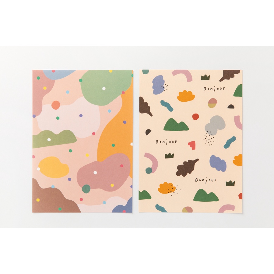 Set Sticker ARTBOX Hàn Quốc Trang Trí Sổ Tay Nhật Ký In Họa Tiết Thiên Nhiên