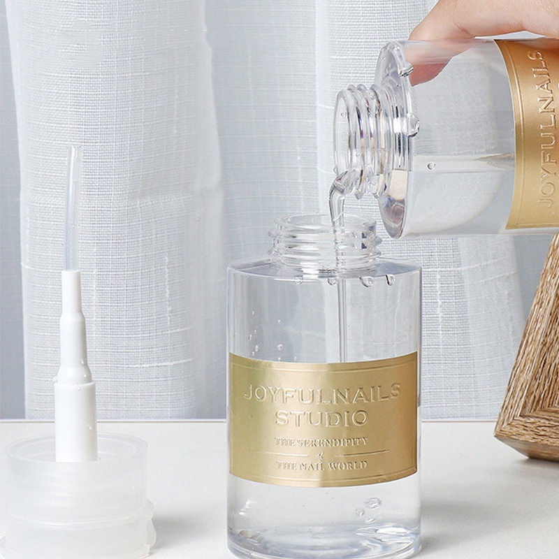 Transparent Bottle Dispenser Refillable Bottle Container Reusable Travel Size Bottle Portable 150/200/300ml