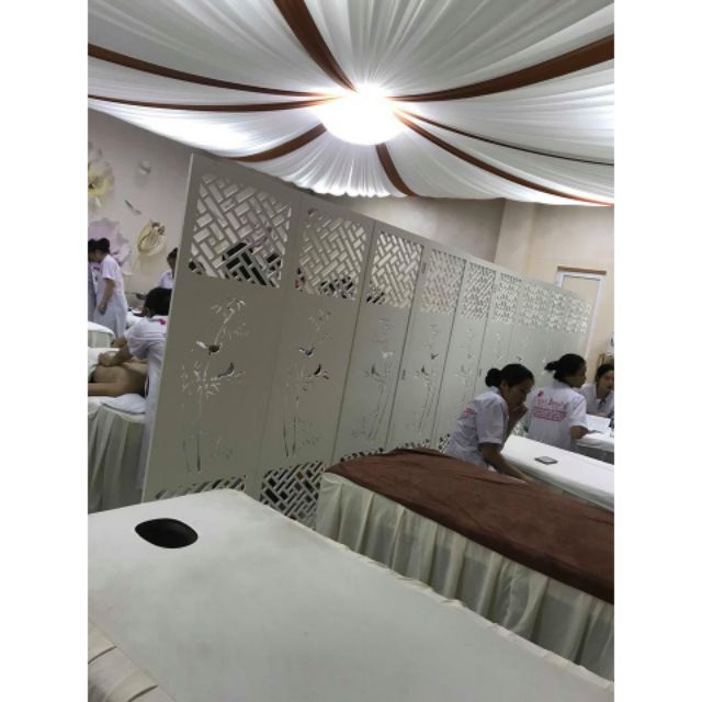 [ SALE SẮM TẾT 2021] Bình Phong Trúc Phong Thủy( giá báo trên 1 cánh kèm chân)- IG481 | BigBuy360 - bigbuy360.vn