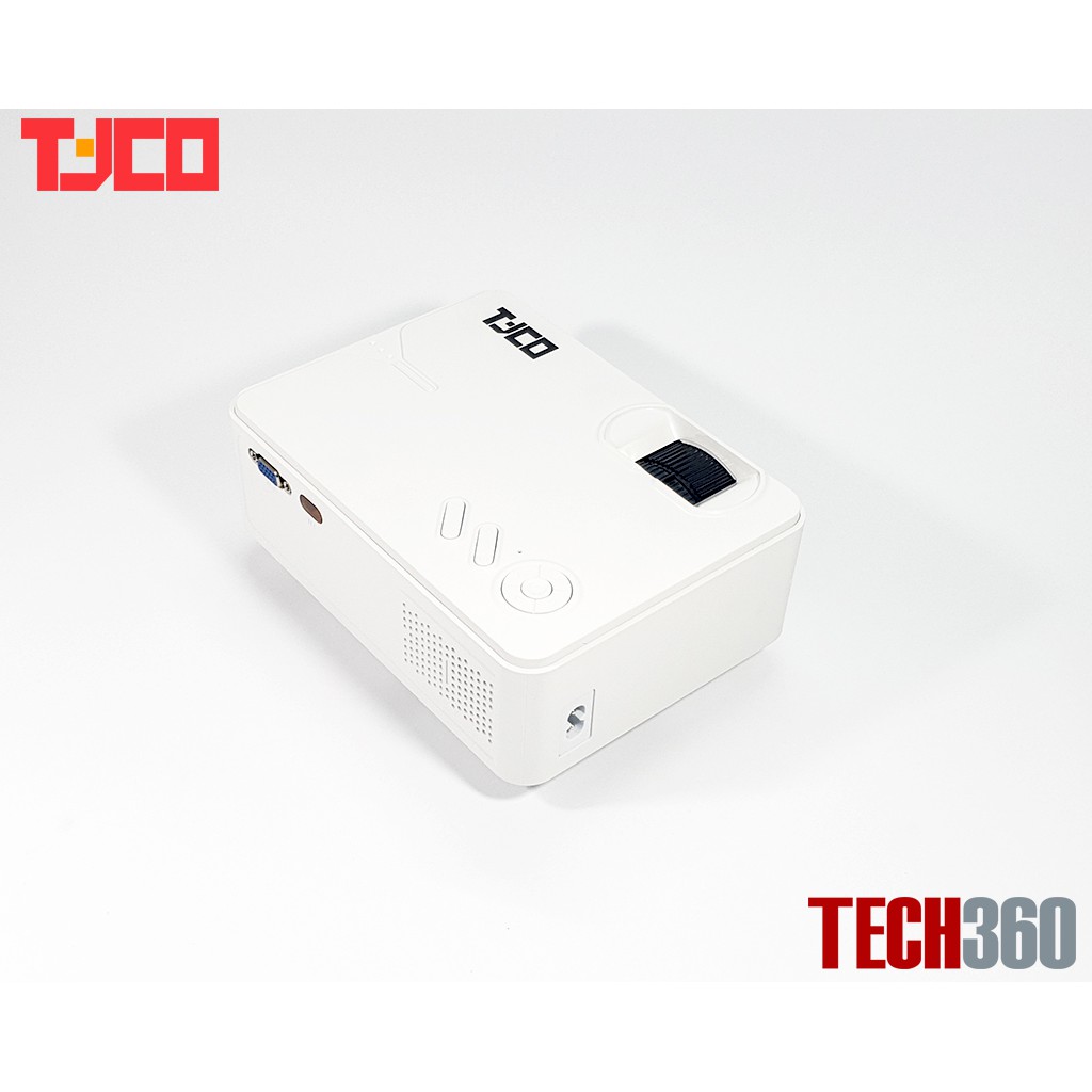 [KẾT NỐI KHÔNG DÂY ĐIỆN THOẠI] Máy chiếu mini Tyco T1800+ WIFI 2020 - Tặng kèm cáp HDMI 80K