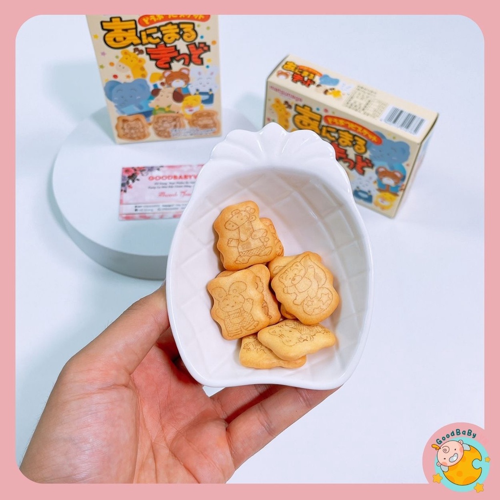 Bánh Quy Bơ Hình Thú MATSUNAGA NHẬT BẢN cho bé ăn dặm Goodbabyvn