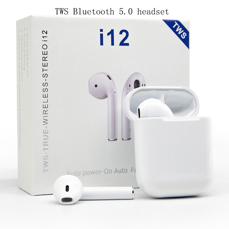 Tai nghe bluetooth mini i12 TWS bluetooth 5.0 cao cấp dành cho Android IOS