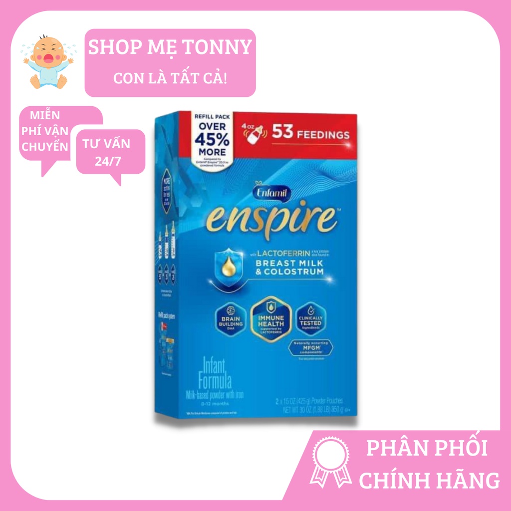 Sữa bột Enfamil Enspire Infant Formula 204g 581g 850g