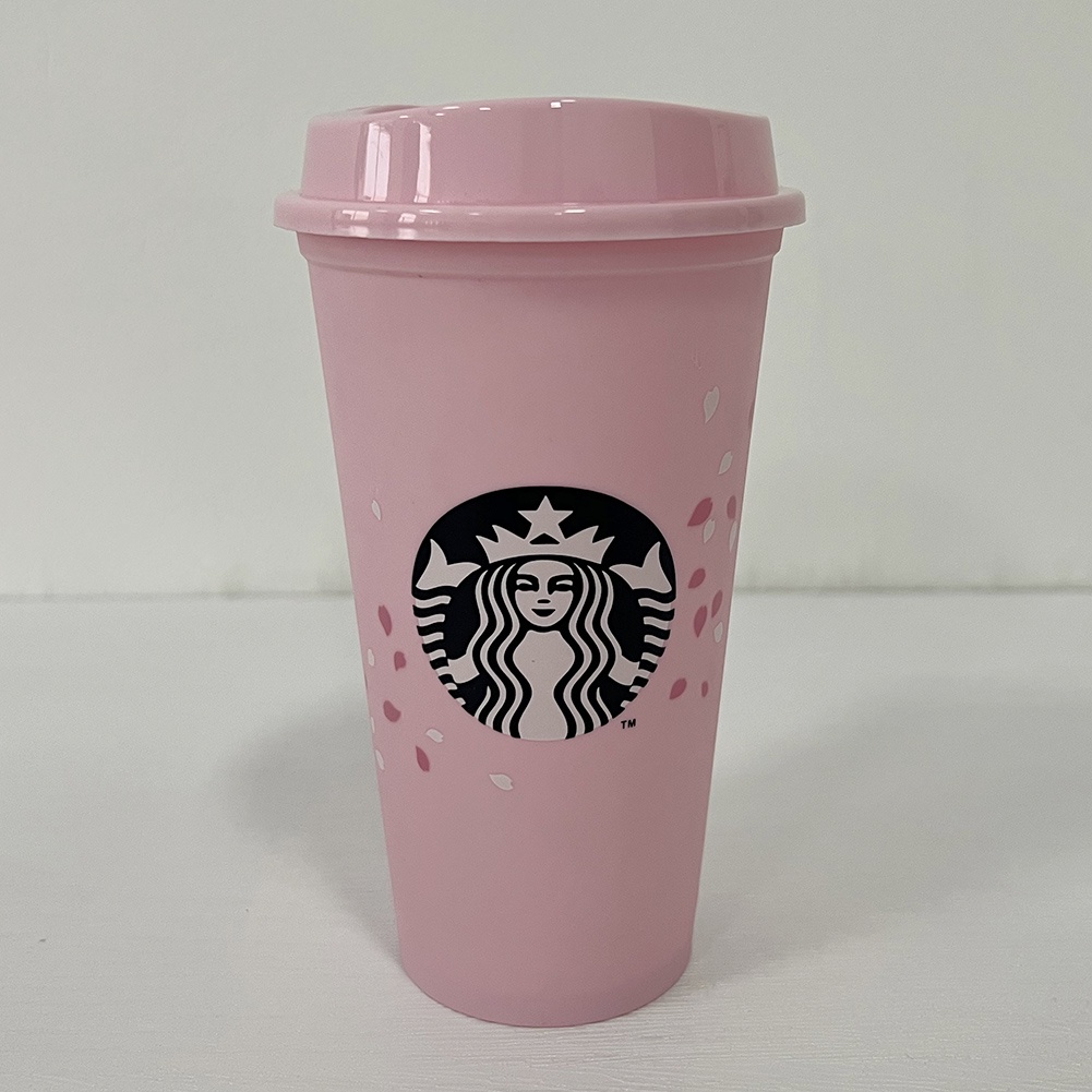Cốc nước Starbucks hình hoa anh đào có thể tái sử dụng dung tích 500ml