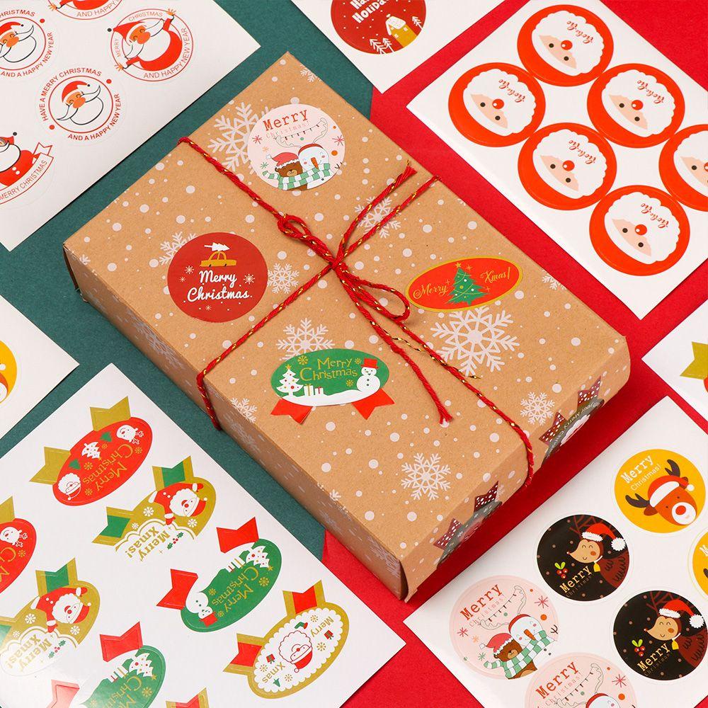 5 Tờ Nhãn Dán Trang Trí Giáng Sinh