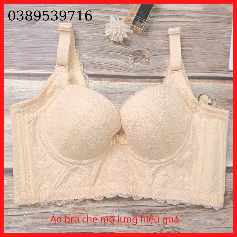 Áo lót Bra corset nhập khẩu ,Áo ngực bản to che mỡ lưng nâng ngực không gọng chống chảy xệ hàng Cao Cấp