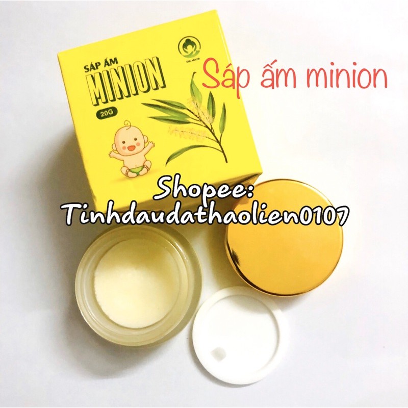 Combo dầu húng chanh minion và sáp ấm minion - combo minion plus