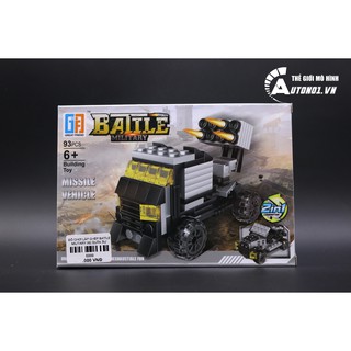 ĐỒ CHƠI LẮP GHÉP NON LEGO BATILE MILITARY XE QUÂN SỰ 6999