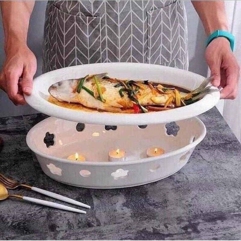 Bát hâm nóng đồ ăn gốm sứ Bát Tràng hàng đẹp