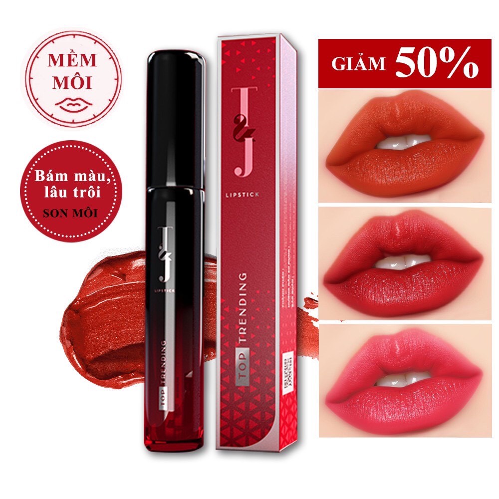 Son kem lì T&J cực nhẹ môi - nhiều dưỡng - giữ màu đến 24h