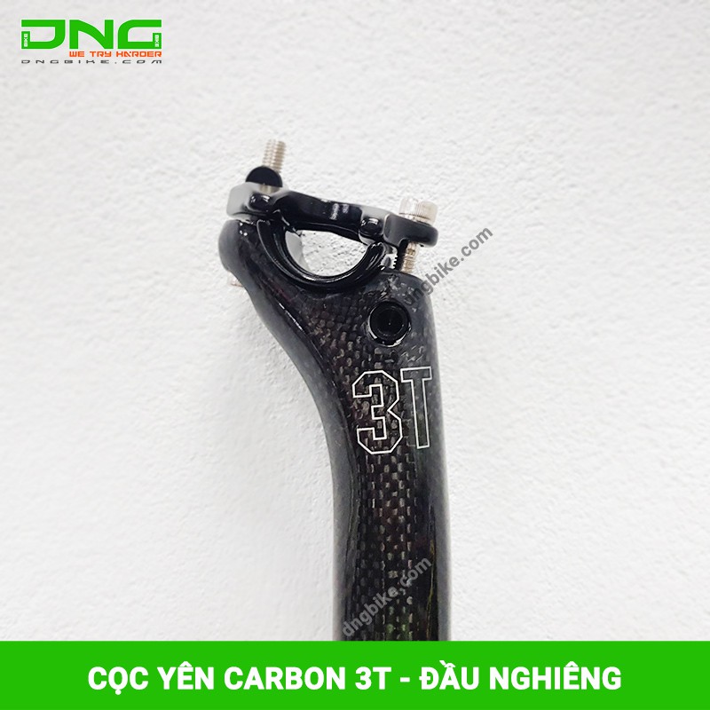 Cọc yên xe đạp CARBON 3T thẳng