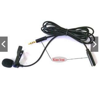 Micro cài áo 4 khấc dùng cho điện thoại