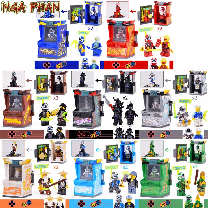Digi Ninja Arcade Pod Avatar Ninjago Đồ Chơi Xếp Hình Lắp Ráp GM MOC