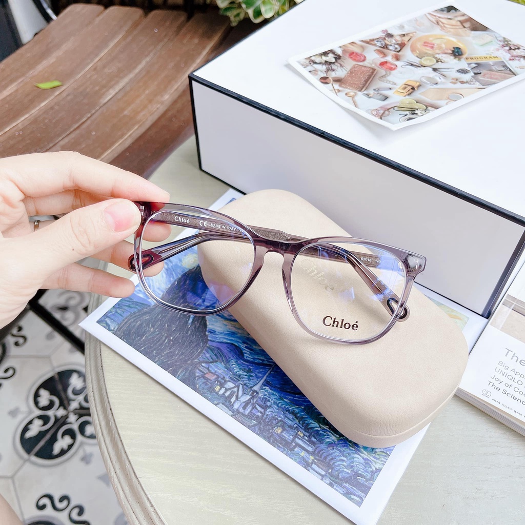 Gọng cận nữ Chloe viền ghi xám CE2740  Grey