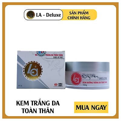 [ CHÍNH HÃNG ]❤️❤️❤️kem dưỡn trắng  toàn thân Deluxe LA  150G,❤️❤️❤️ dưỡng da mềm mịn  trắng hồng tự nhiên không bết d