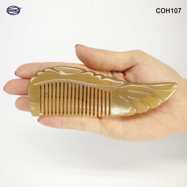 Lược sừng xuất Nhật - COH107 (Size: S - 13cm) Cá Koi nhỏ bé - Chăm sóc tóc của bạn và gia đình - Horn Comb of HAHANCO