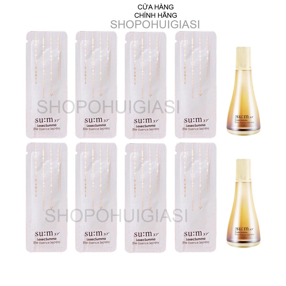 Gói Sample Tinh Chất Nước Thần Tinh Chất Vàng Tái Sinh, Làm Sáng Da Su:m37 Losec Summa Elixir Essence Secréta 1Ml