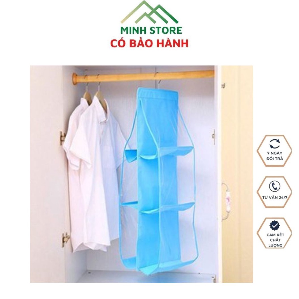Túi Treo 6 Ngăn Đa Năng Cao Cấp Bảo Quản Túi Xách Đeo Chéo Túi Ví Nam Nữ