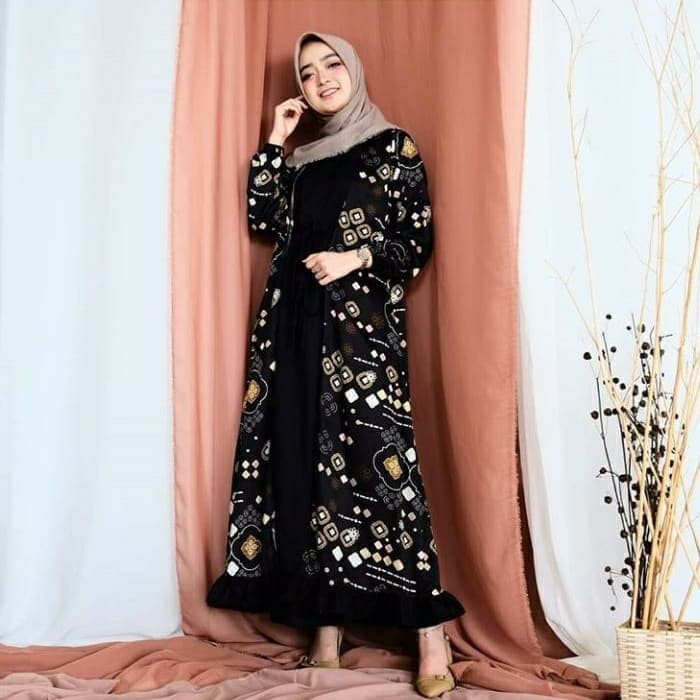 Đầm nữ Spandex Lemone 01. Đầm Aleisya 3wrn (màu đen, mocca) 16AQF