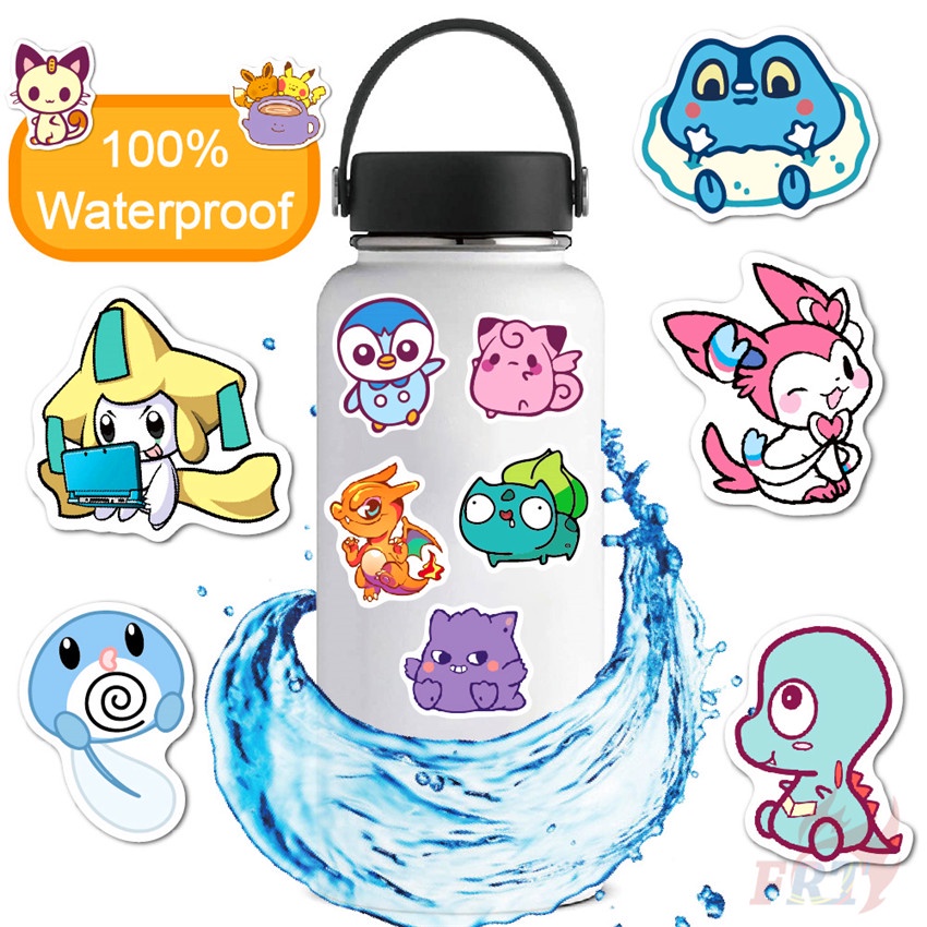 ❉ Q Pokemon Go Series 03 Funny Stickers ❉ 50Pcs/Set DIY Waterproof Fashion Mixed Doodle Decals Stickers