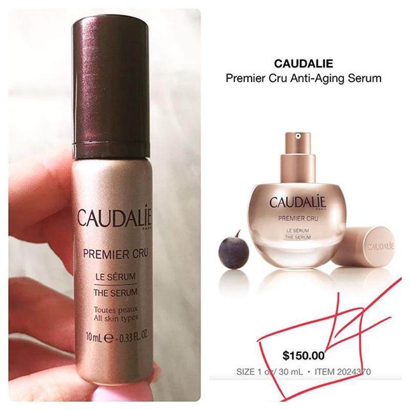 [CAUDALIE] Set dưỡng da chống lão hoá Premier Cru Le Serum/Cream/Eye cream Minisize