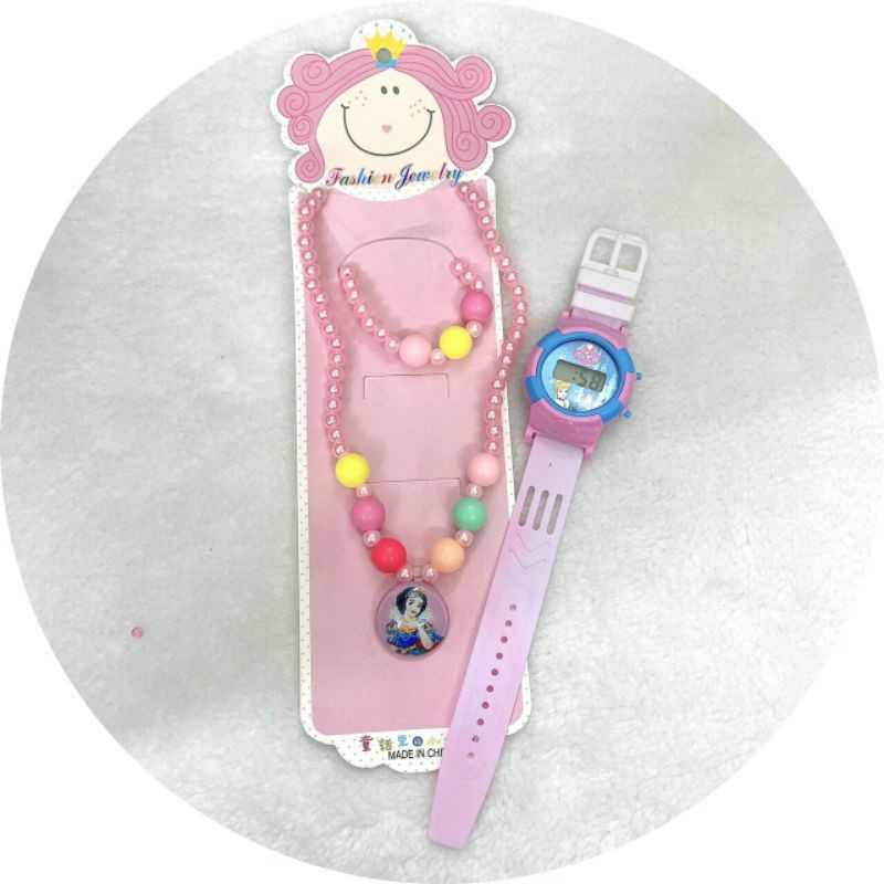 Vòng tay elsa vòng cổ elsa hello kitty công chúa