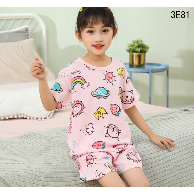 [Mã FARSBRT51 giảm 20K đơn bất kỳ] Set bộ quần áo cộc tay hè cho bé (12 - 33kg) VEMZKIDS