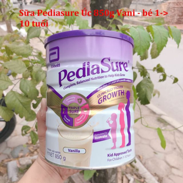 SỮA BỘT PEDIASURE ÚC 850G - ÚC CHO BÉ TỪ 1Y