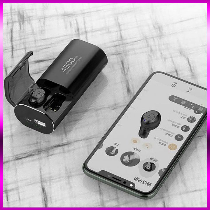Tai Nghe Bluetooth kiêm sạc dự phòng 4800 mAh - Tai Nghe Không Dây Amoi S11 Chống nước