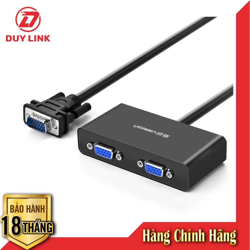 Cáp chia VGA 1 ra 2 Ugreen 40254 cao cấp - Hàng Chính Hãng cao cấp