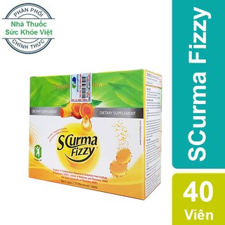 Viên sủi SCurma Fizzy - Nano Curcumin hướng đích cho bệnh viêm loét dạ dày ✅(Chính Hãng)