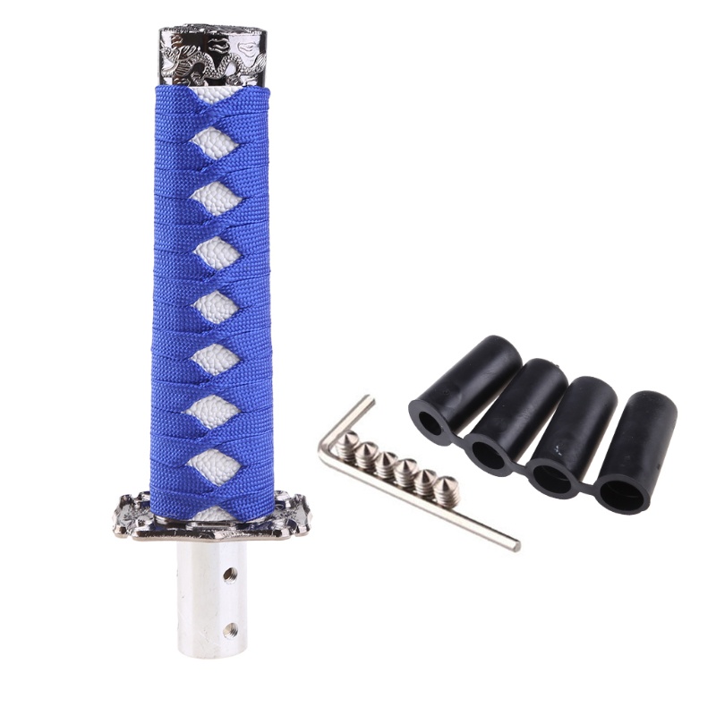 Tay Nắm Cần Số Xe Hơi Katana Họa Tiết Samurai Thông Dụng