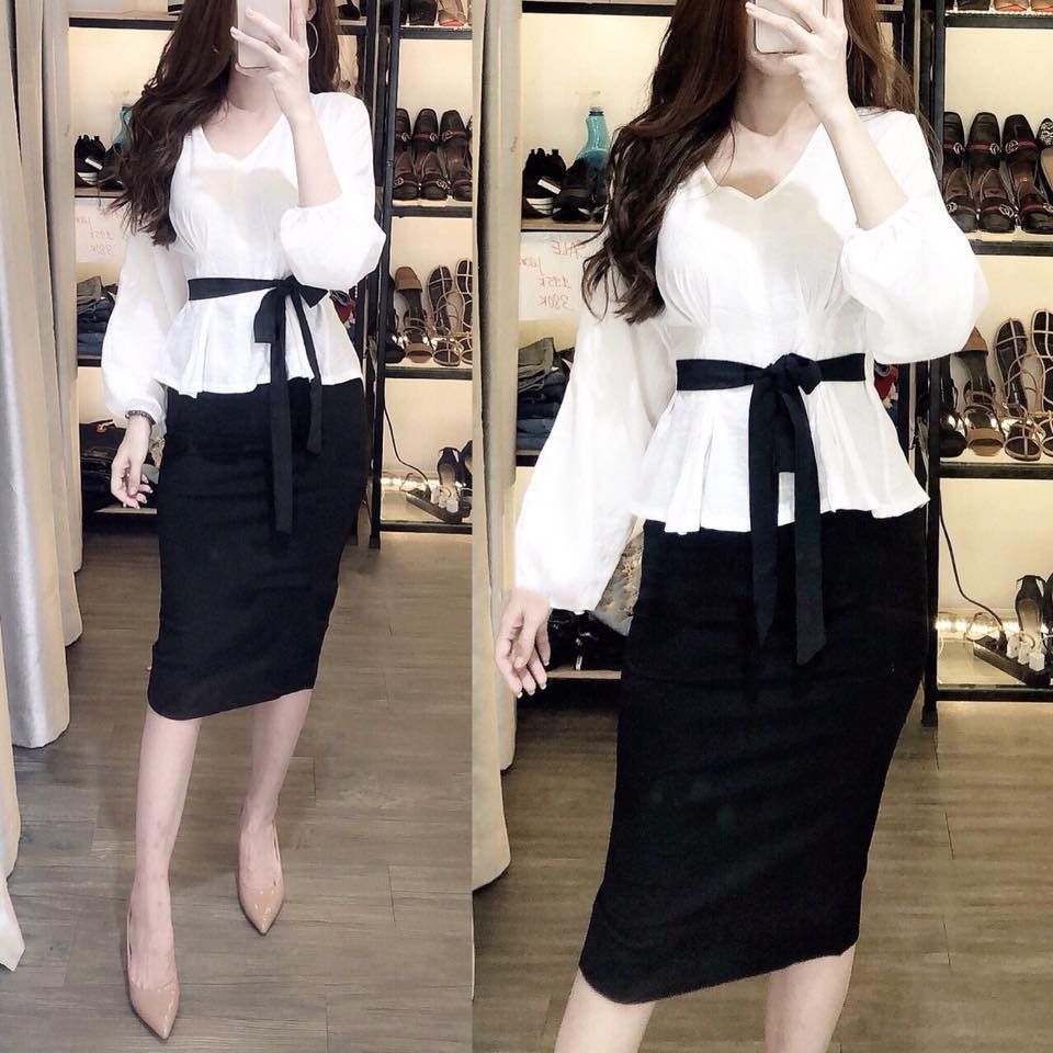 Chân váy bút chì, chân váy công sở thanh lịch [KÈM ẢNH THẬT]