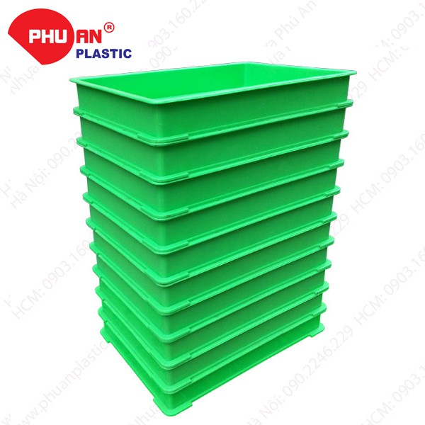 Khay nhựa YM006 Nhựa Phú An - kt 300*208*42 mm